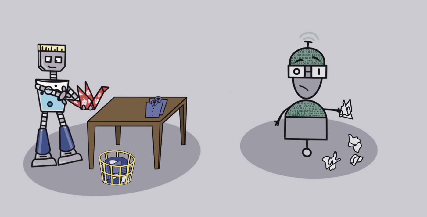 Illustrated page from V-ector's Surprise Problem